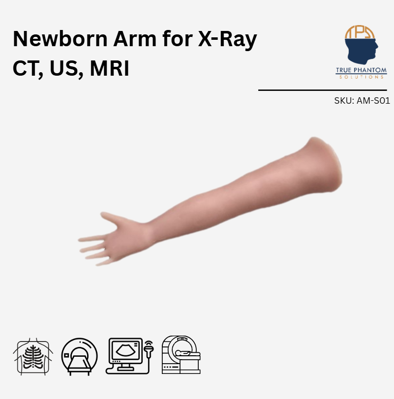 Newborn Arm for X-Ray CT, US, MRI