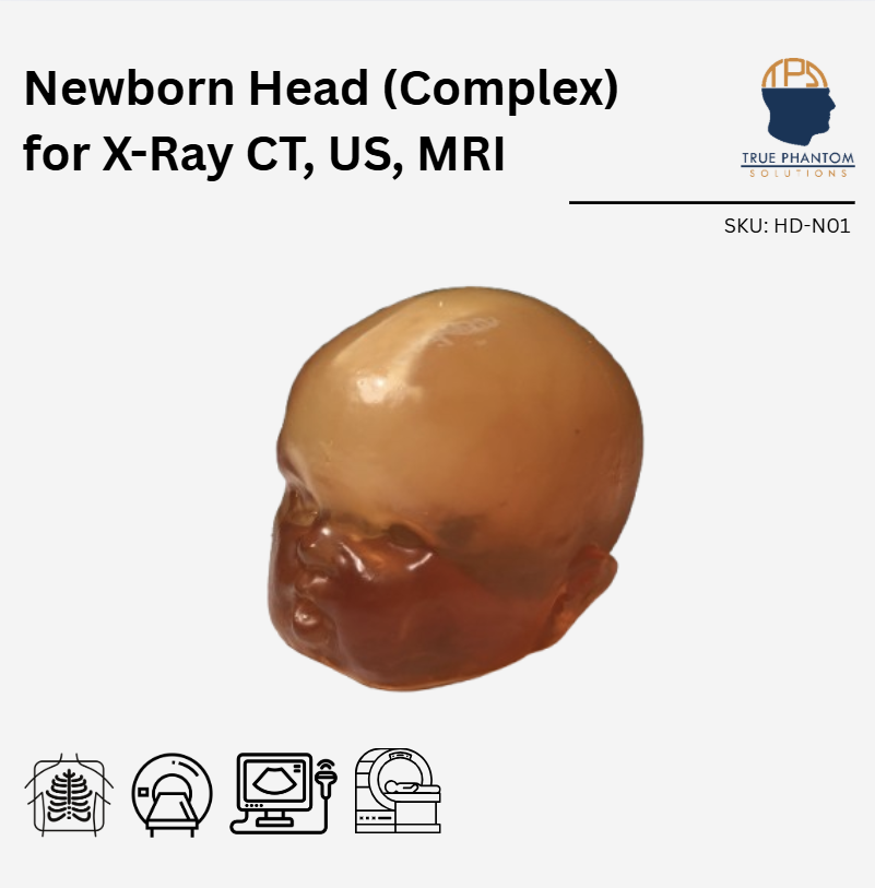 Newborn Head (Complex) for X-Ray CT, US, MRI